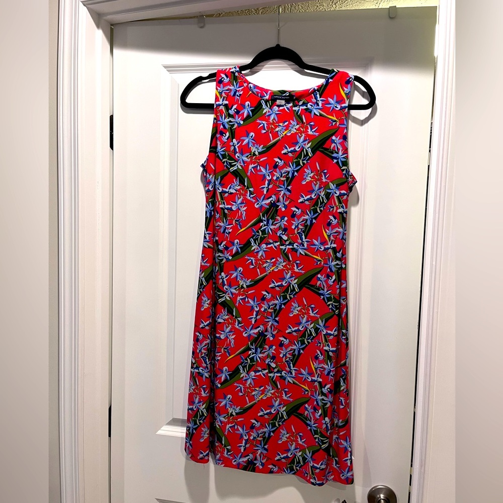 Tommy Hilfiger Formal, casual floral Dress size 8 - Red